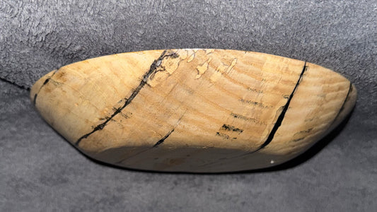 Spalted Maple with Black epoxy bowl