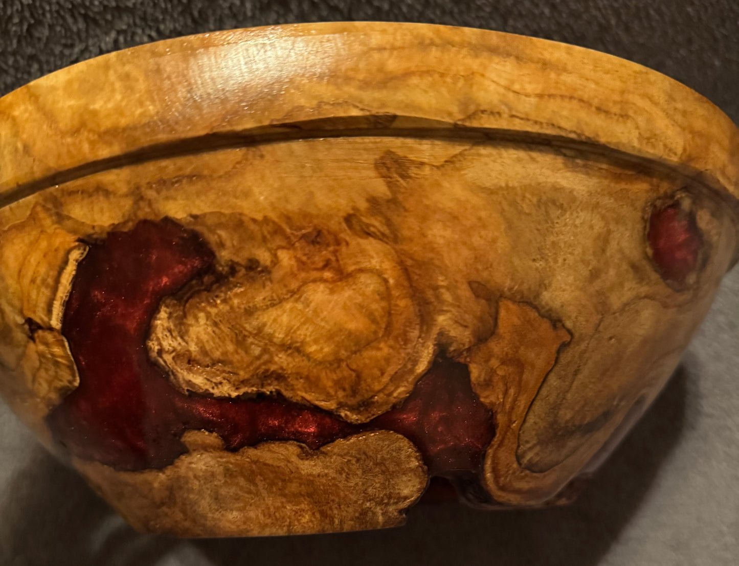 Live edge Sassafras Burl bowl