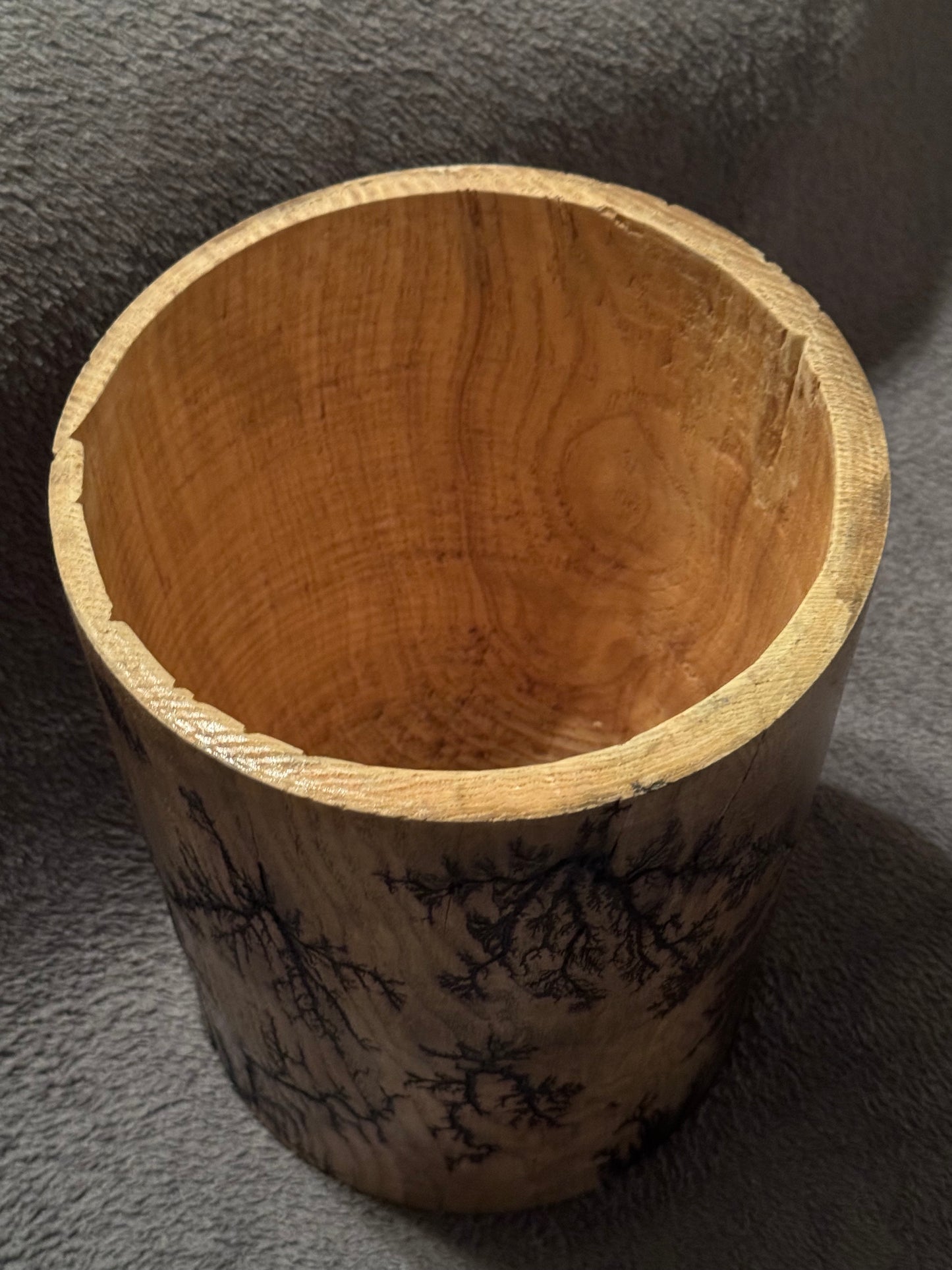 Ash and Fractal Burning