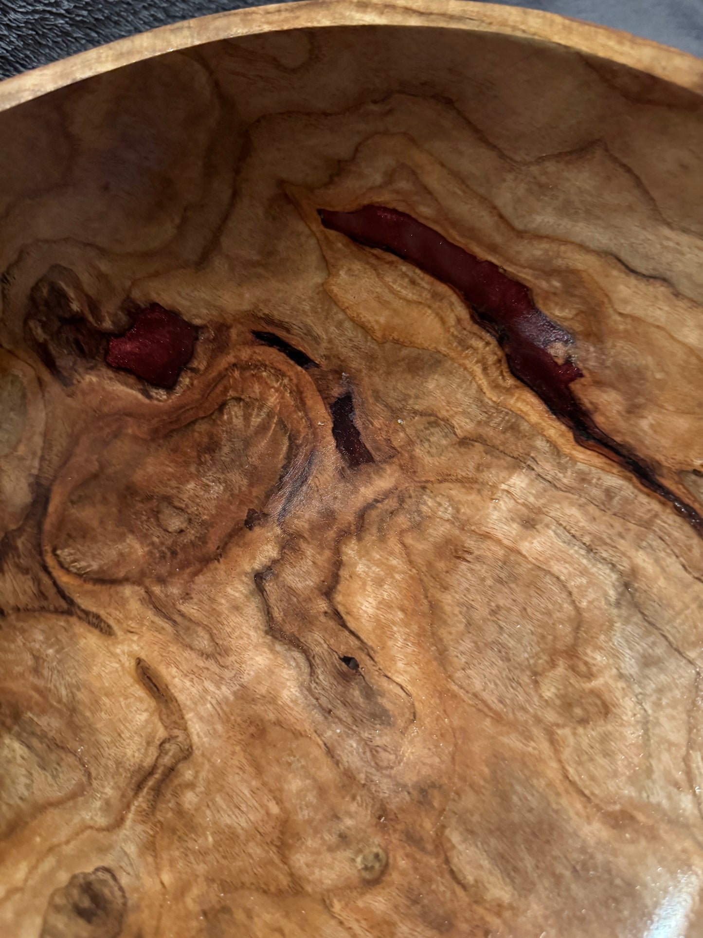 Live edge Sassafras Burl bowl