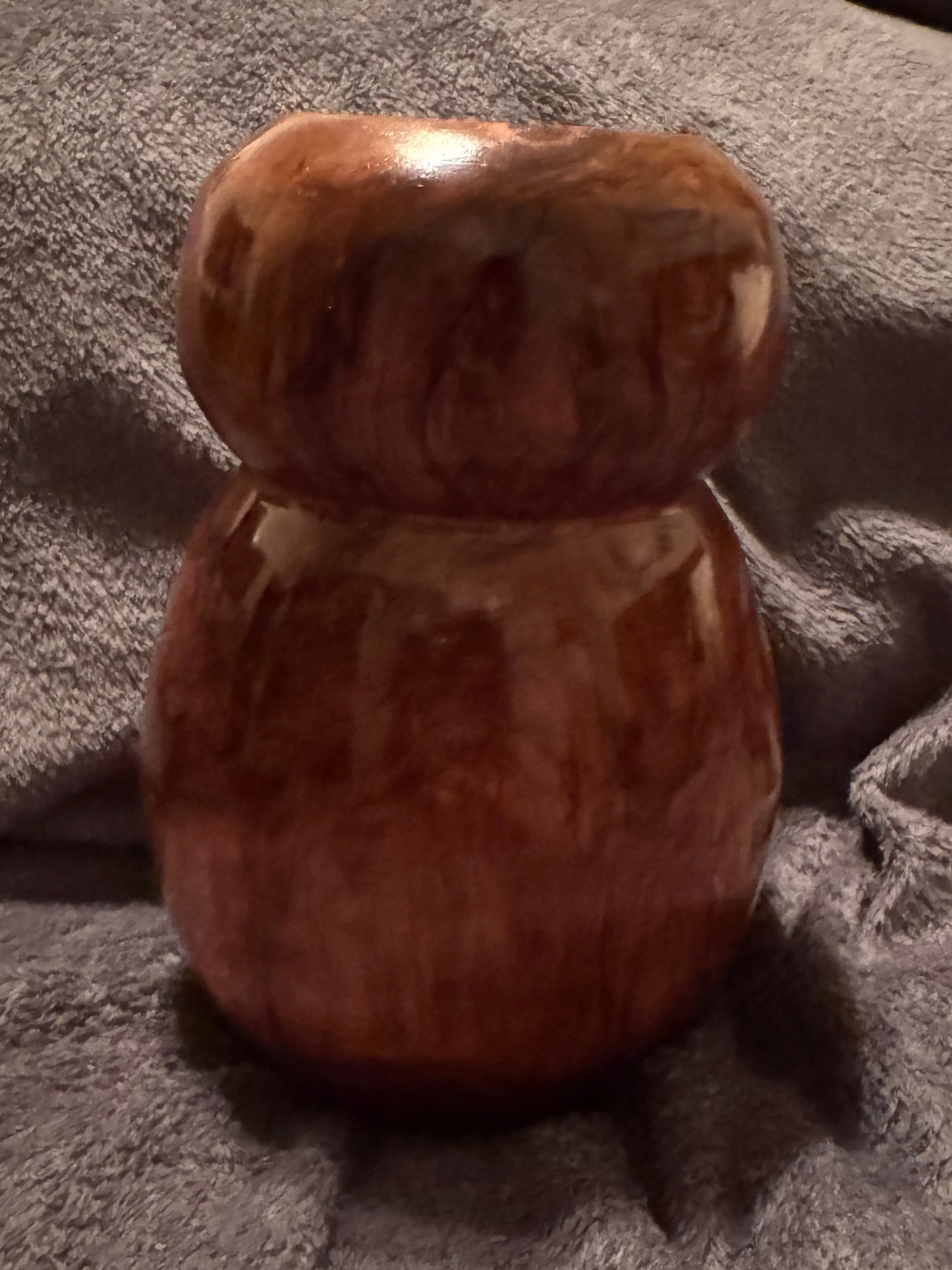 Cherry vase with glass insert