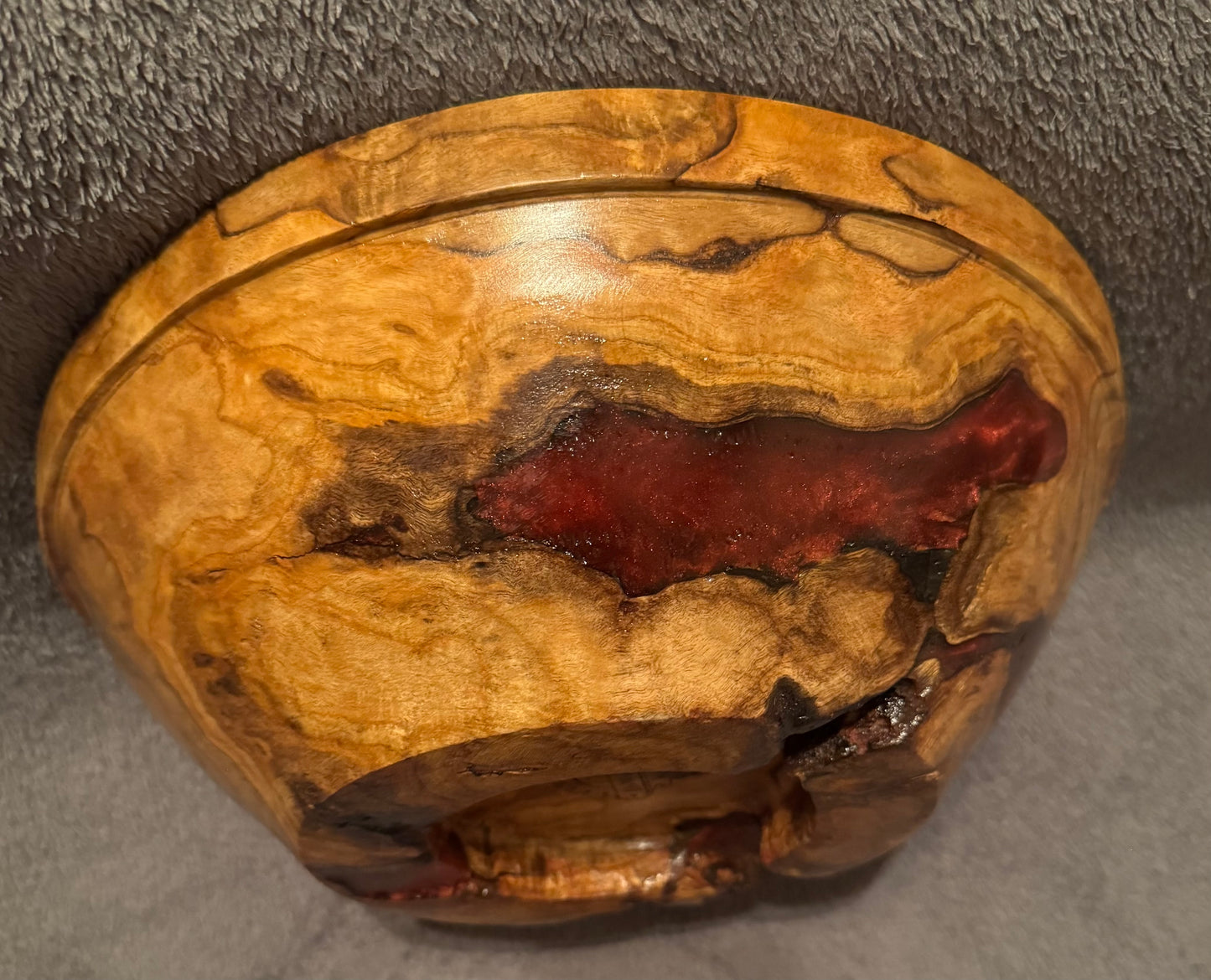Live edge Sassafras Burl bowl