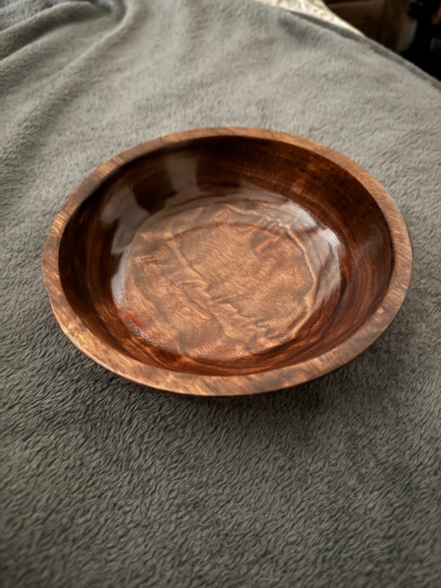 7” x 1.75” Black Walnut bowl