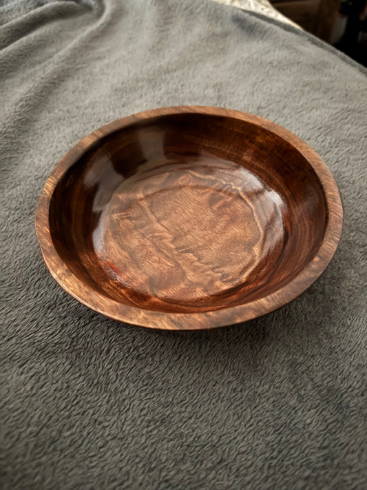7” x 1.75” Black Walnut bowl