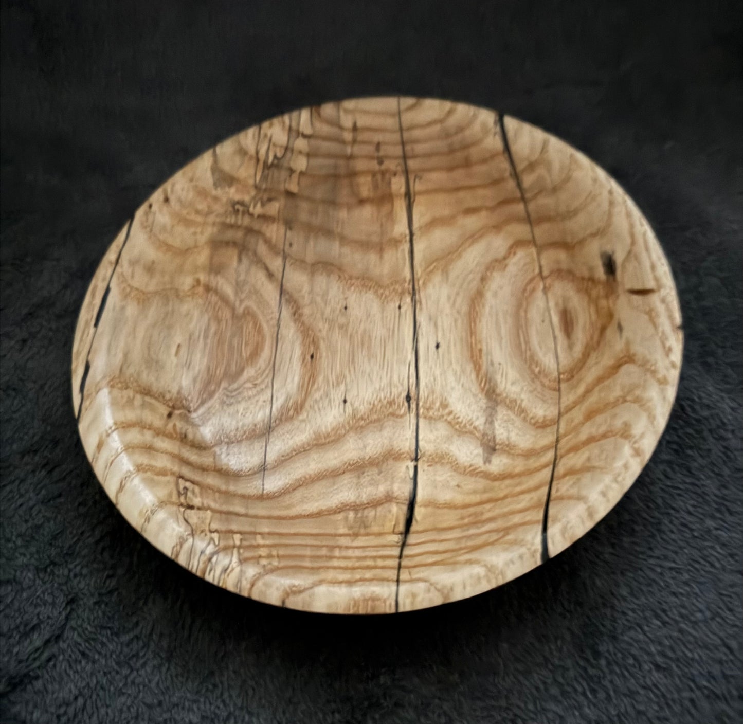 Spalted Maple with Black epoxy bowl