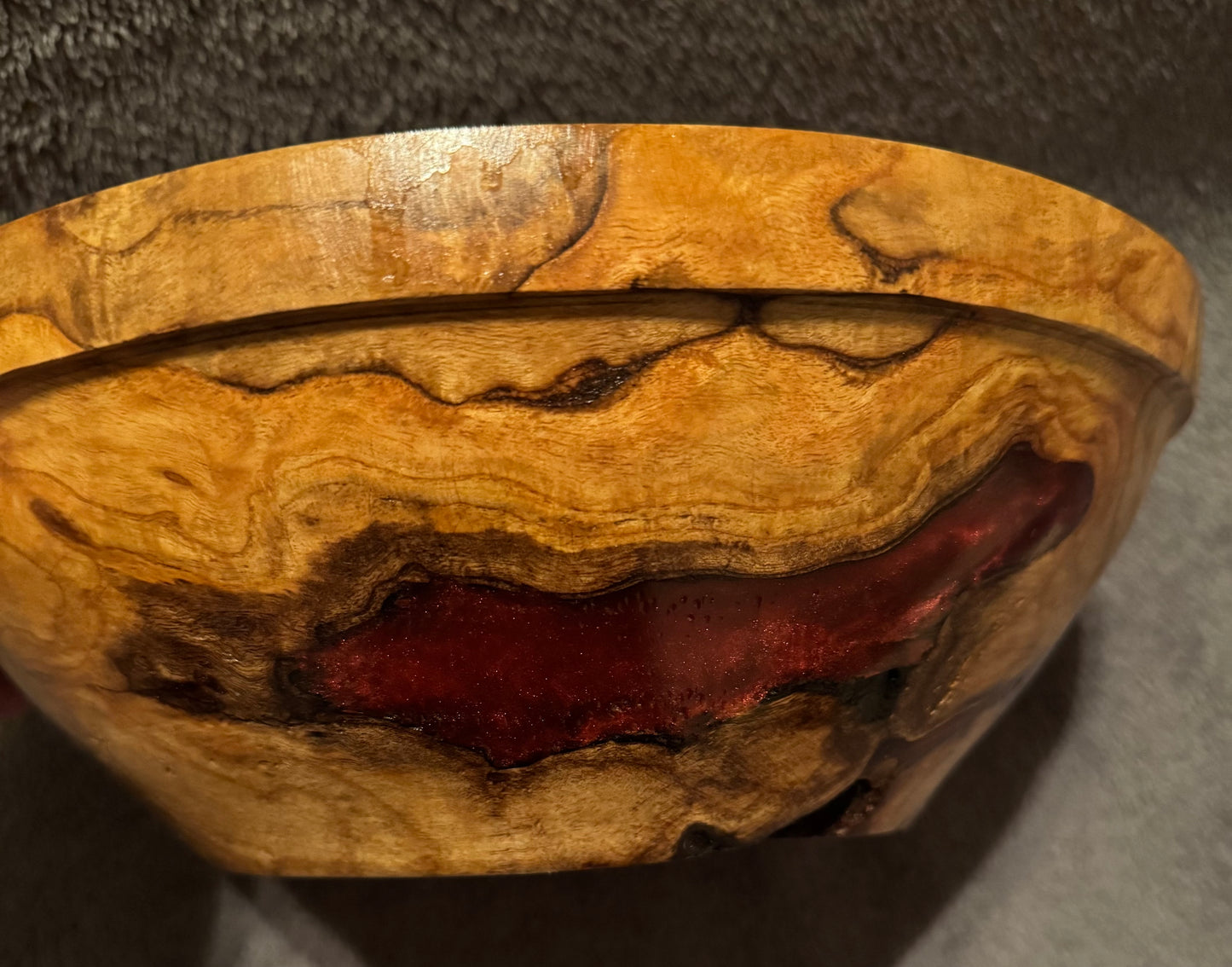 Live edge Sassafras Burl bowl