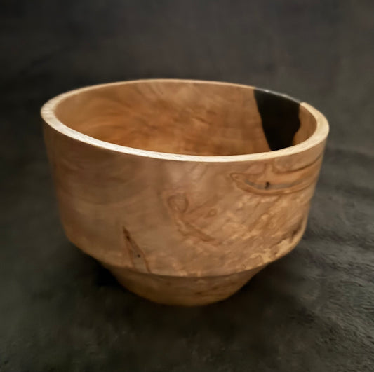 Spalted Silver Maple with Black epoxy