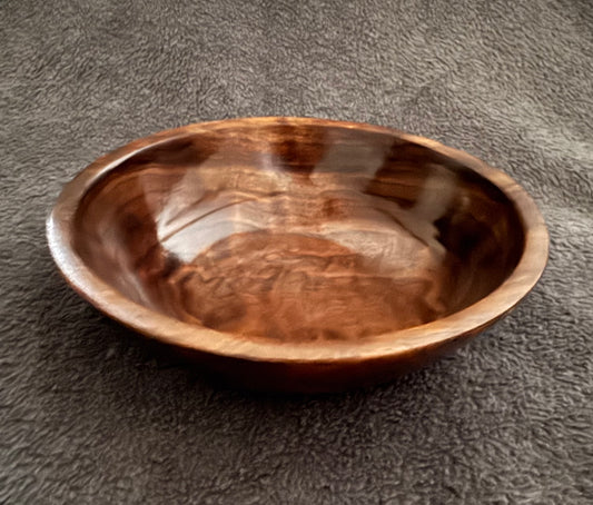 7” x 1.75” Black Walnut bowl